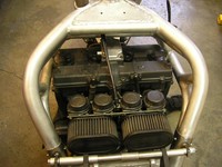 Zavěšění jiného motoru, ze Suzuki GSXR 1100 z.roku 92
