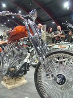 Na výstavě Bohemia Custom 2008 v Praze.V dalším klání v mistrovství Evropy získal motocykl jednu z hlavních cen.